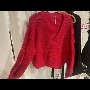 Pink sweater - free people